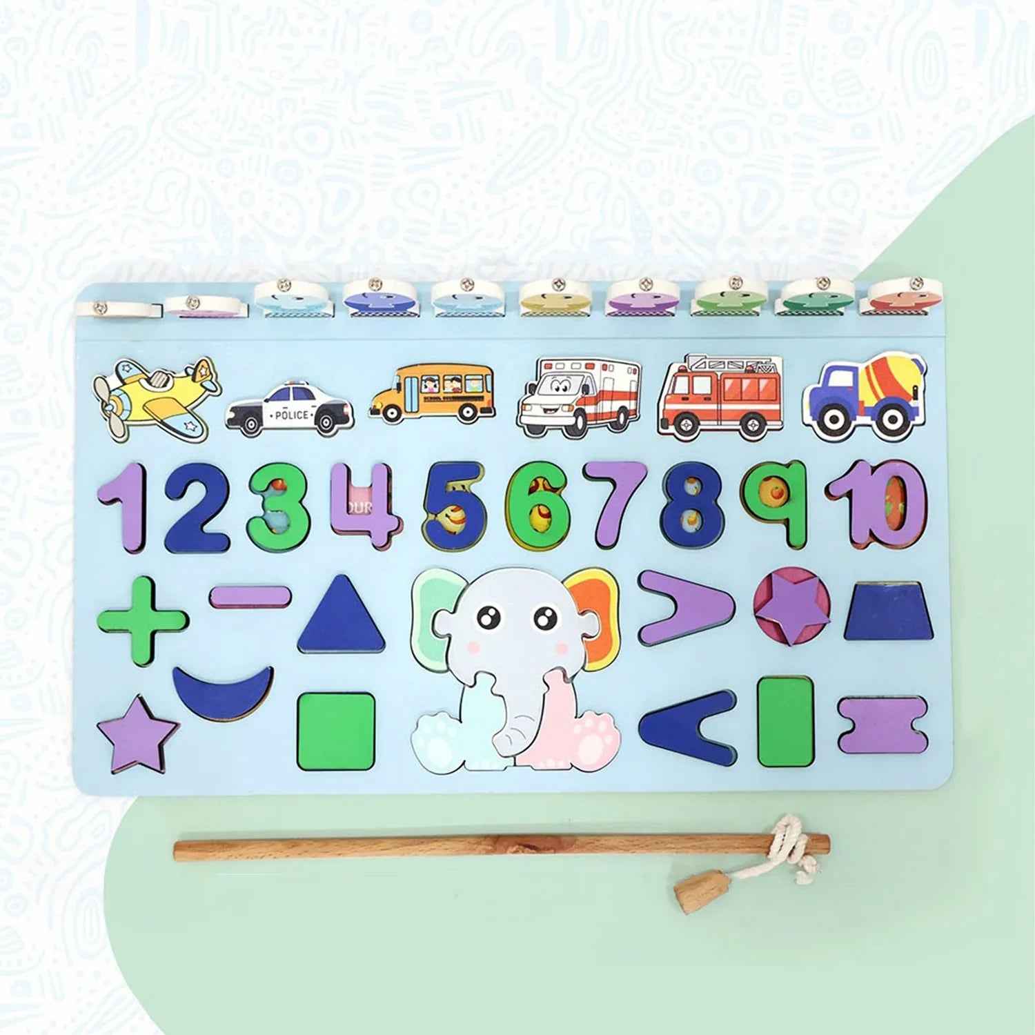 Number Puzzle Board - Engaging Learning Toy for Kids