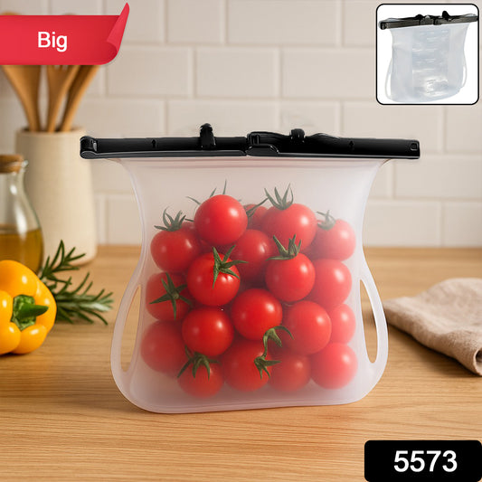 Reusable Silicone Food Storage Bag Set Leakproof - Primesmart