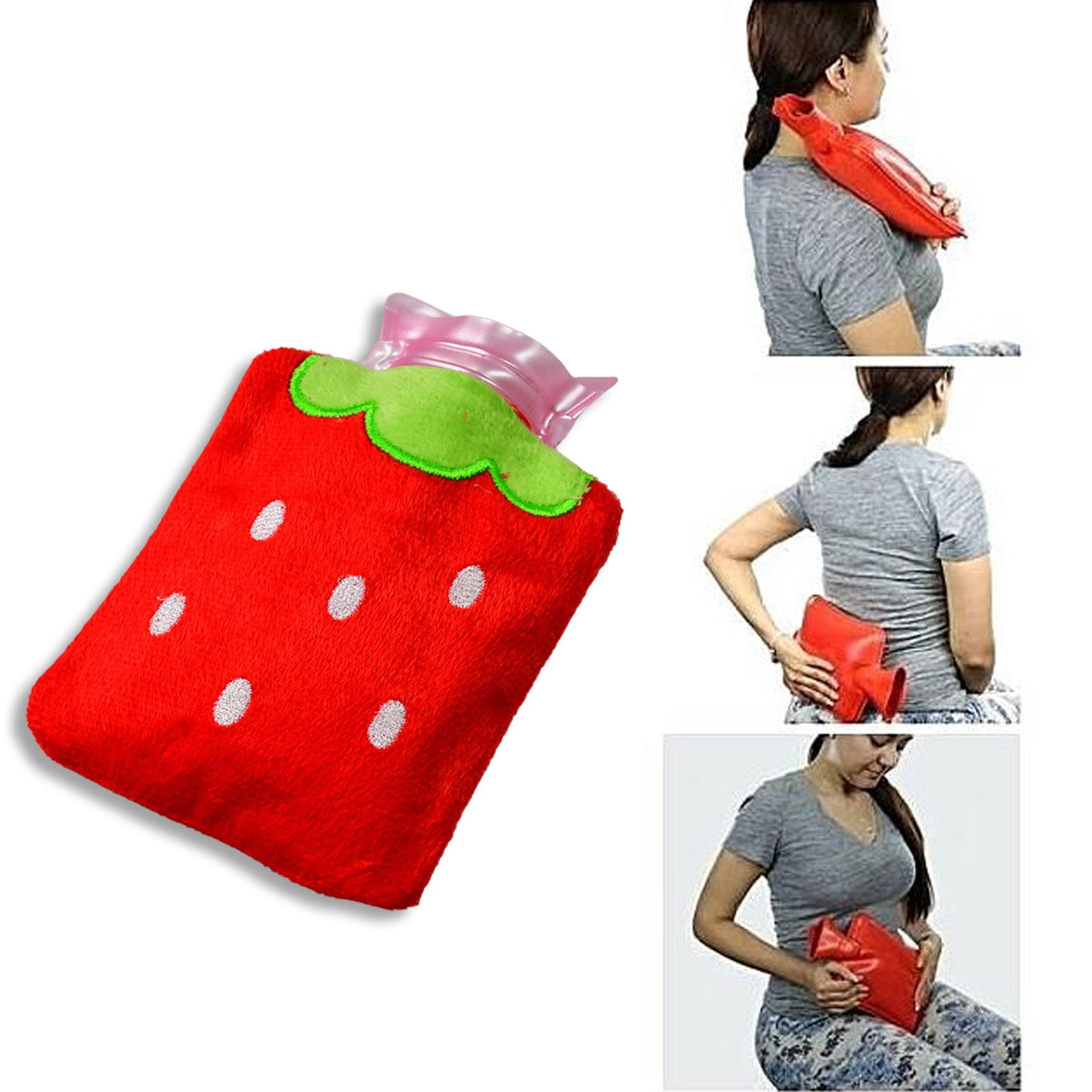 Strawberry Small Hot Water Bag