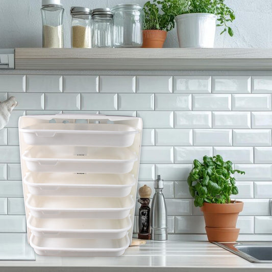 6 Layer Wall-mounted Food Organizer Rack - Primesmart