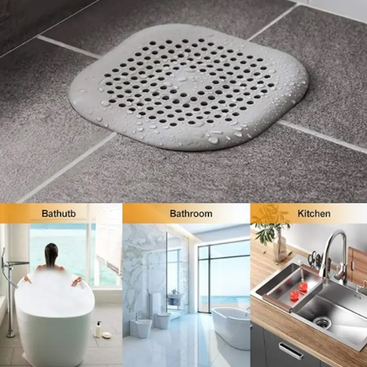 Flexible Silicone Drain Cover Strainer - Primesmart