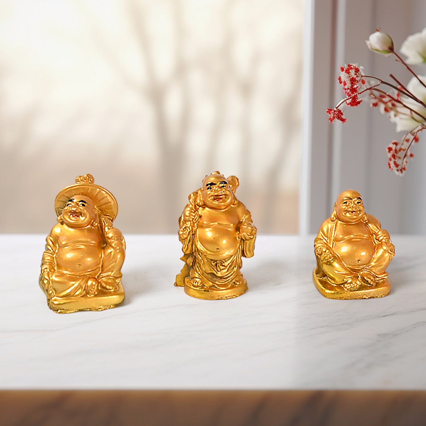Golden Laughing Buddha