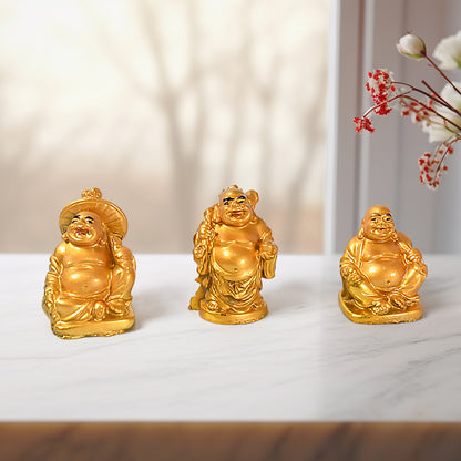 Golden Laughing Buddha