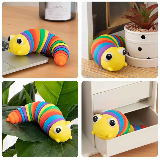3d Plastic Slug Fidget Toy