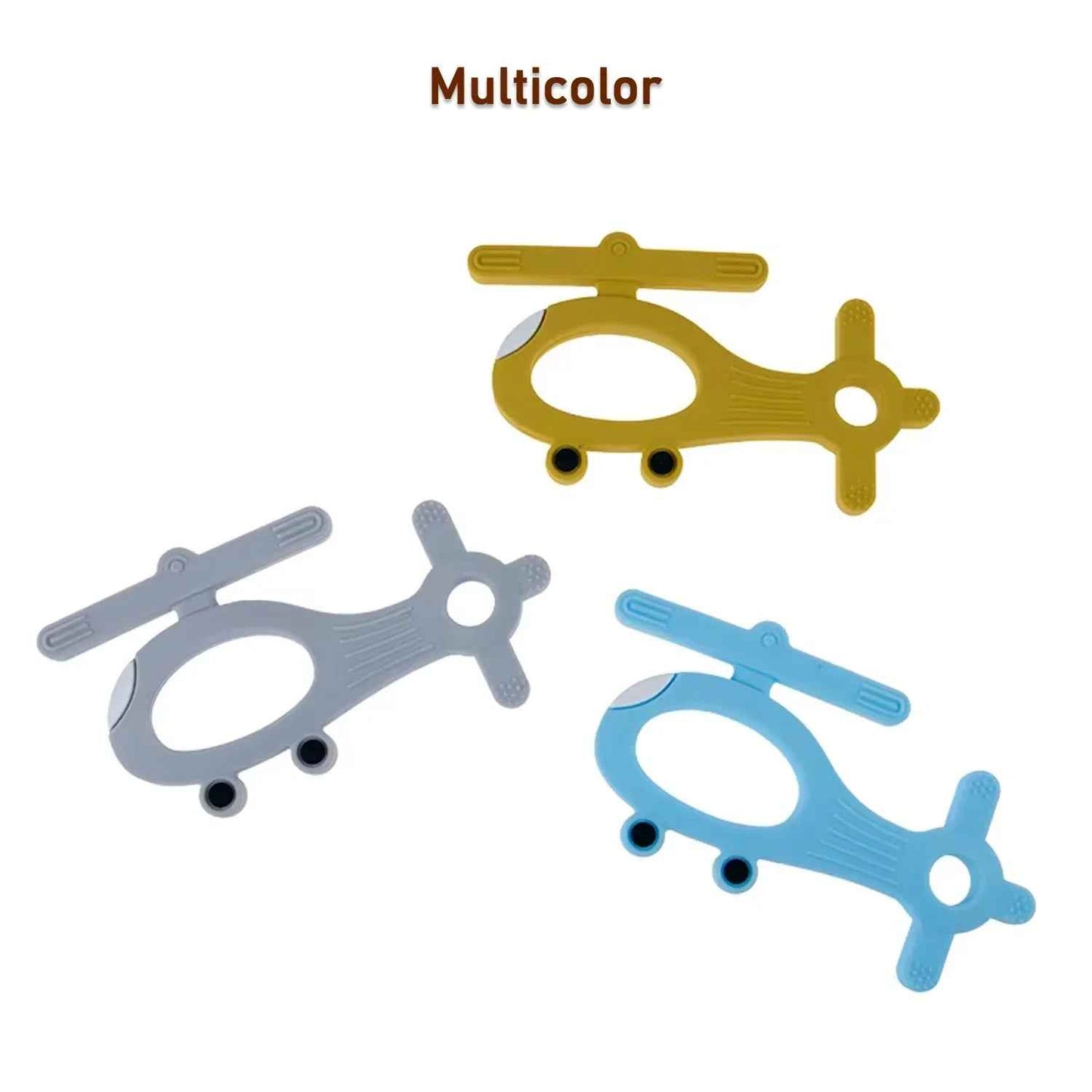 Baby Silicone Helicopter Shape Teether – Perfect Baby Teething Toy