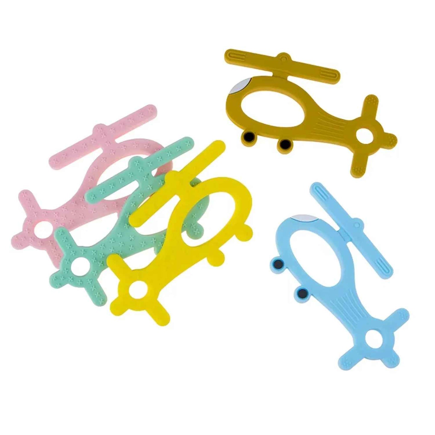 Baby Silicone Helicopter Shape Teether – Perfect Baby Teething Toy