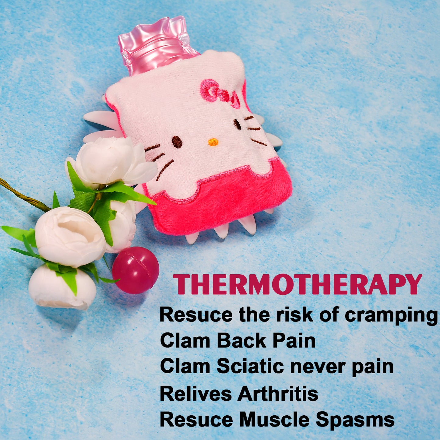 Pink Hello Kitty Small Hot Water Bag