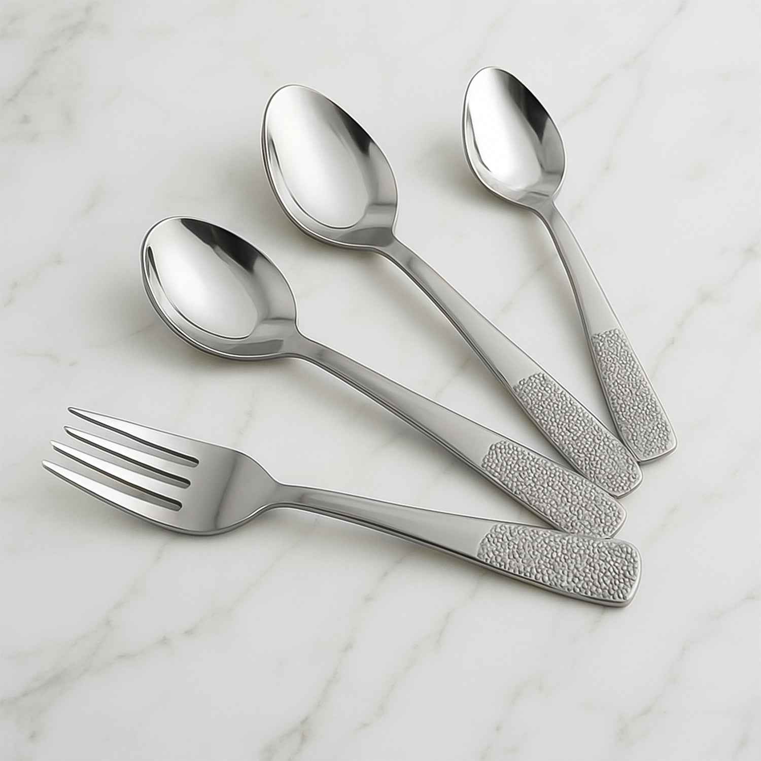 Stainless Steel Cutlery Set With Storage Stand