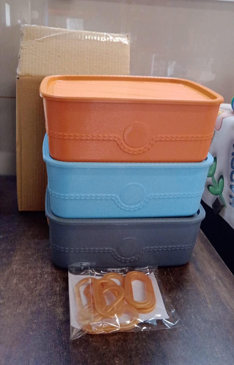 Plastic Multipurpose Storage Set With Handle - Primesmart