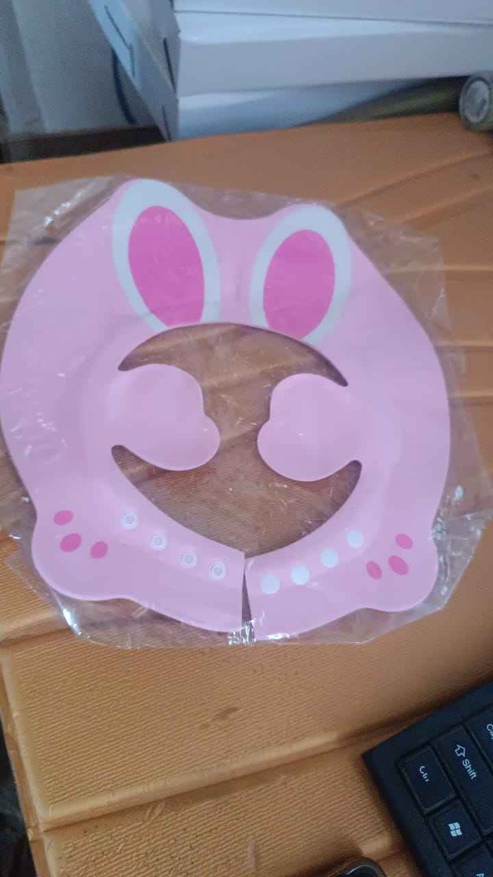 Adjustable Bunny Ear Baby Shower Cap
