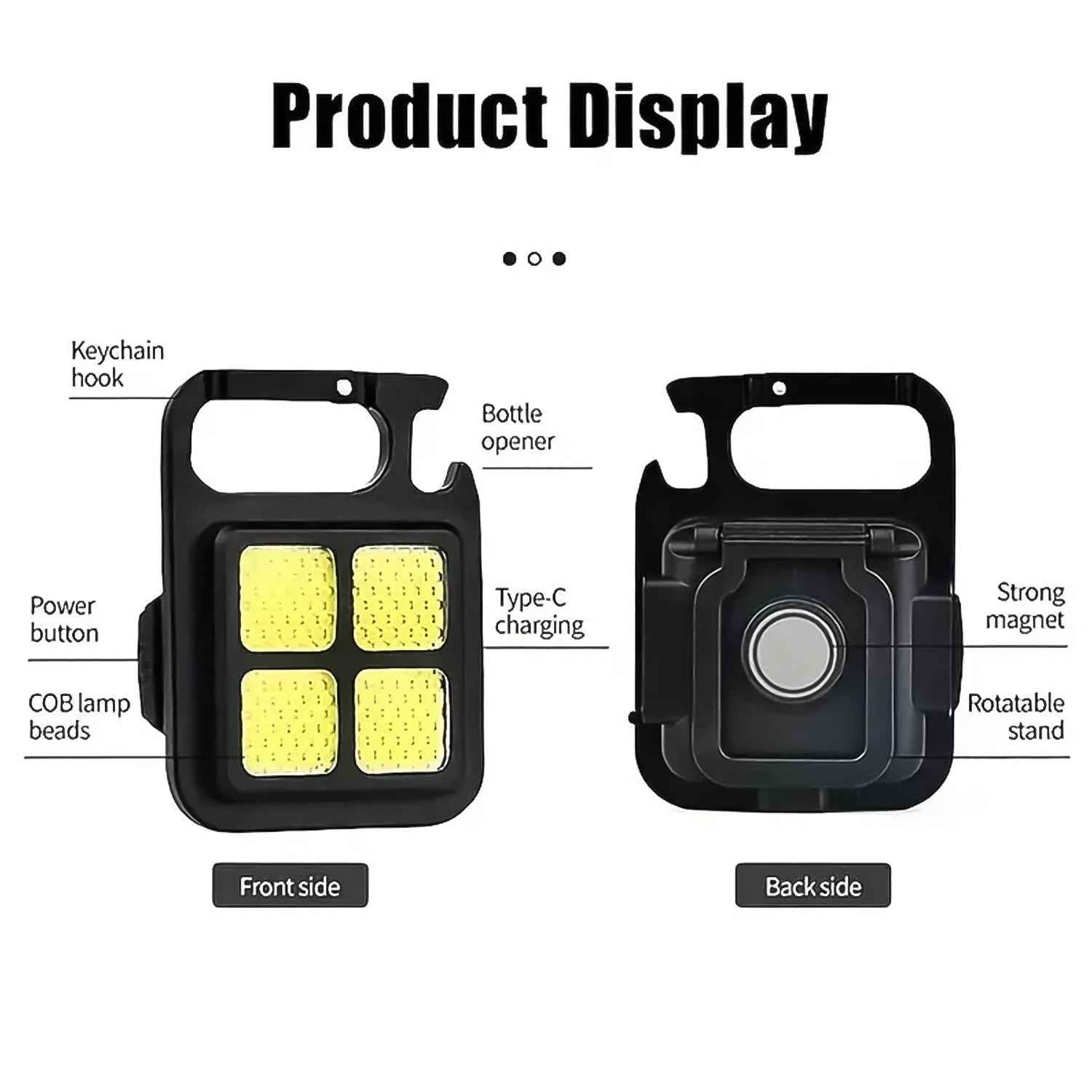 4 Led Mini Keychain Light